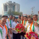 राष्ट्रवादीचे सोलापूर सहसंपर्क मंत्री अण्णा बनसोडे यांचे जंगी स्वागत