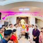 सोलापुरातील मानाचा श्री. कसबा गणपतीच्या दर्शनाने सहसंपर्क मंत्री अण्णा बनसोडे कृतज्ञ !