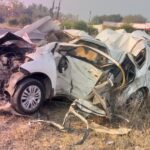 देवदर्शनासाठी निघालेल्यांना वाटेतच काळाने गाठले; सोलापूर – पुणे राष्ट्रीय महामार्गावर 5 जणांचा दुर्दैवी अंत